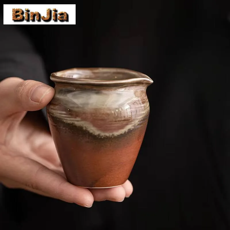 130 مللي إبريق شاي من البورسلين بتصميم عتيق مصنوع يدويًا من الخزف مقسم تشا هاي كوب العدالة المنزلي ملحقات المقاهي هدية