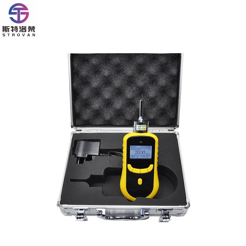 Portable Helium CO2 Leak Detector High Precision Gas Testing Tool