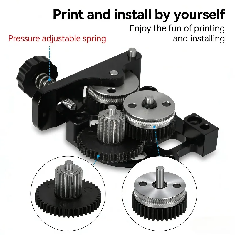 

Voron Dedicated 2.4 0.1 High Accuracy Gear AB Extruder Head Part BMG Reduction Structure Stable Output Reliable Movement Wear