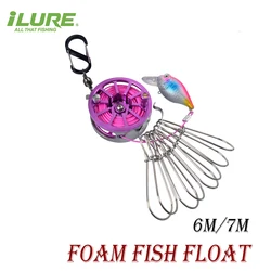 ILure Fishing Lock Buckle with Reel Stainless Steel Live Fish Locks Belt Fishing Tackle Tools Stringer Floats Fishing Reel Pease