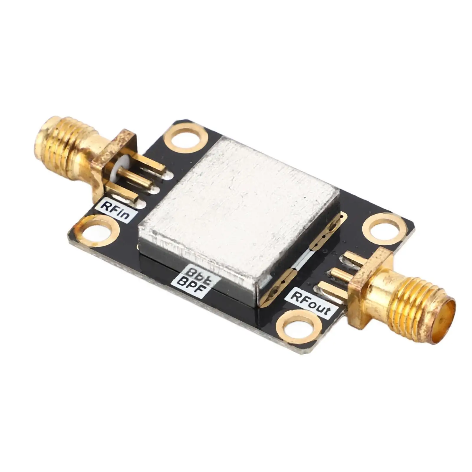 2450MHz SMA Bandpass Filter Module with Low 3dB Insertion Loss - High Stopband Inhibition for workshop Use