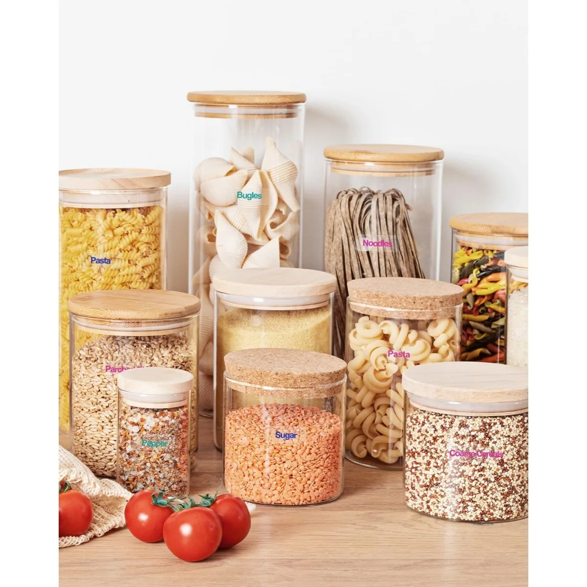 D30 Multi-Size Thermal Labels Waterproof Adhesive Stickers for Kitchen Storage Office Organization, Cable Management For D30 Q30