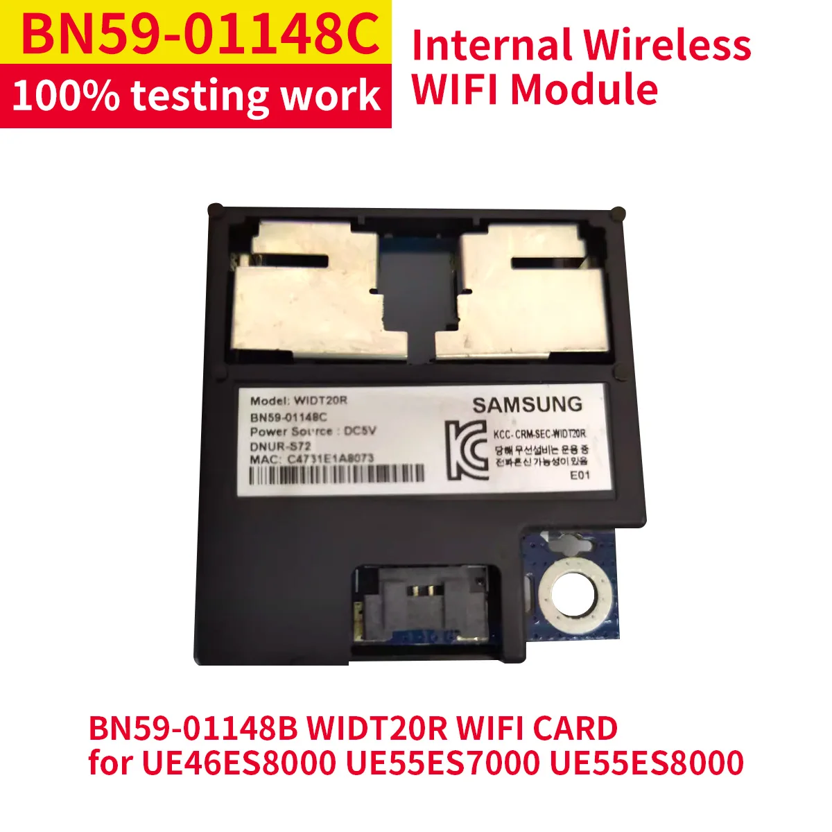 

Wi-Fi-карта для Samsung BN59-01148C 01148B шириной 20r, UE46ES8000 UE55ES7000 UE55ES8000, внутренний беспроводной модуль Wi-Fi