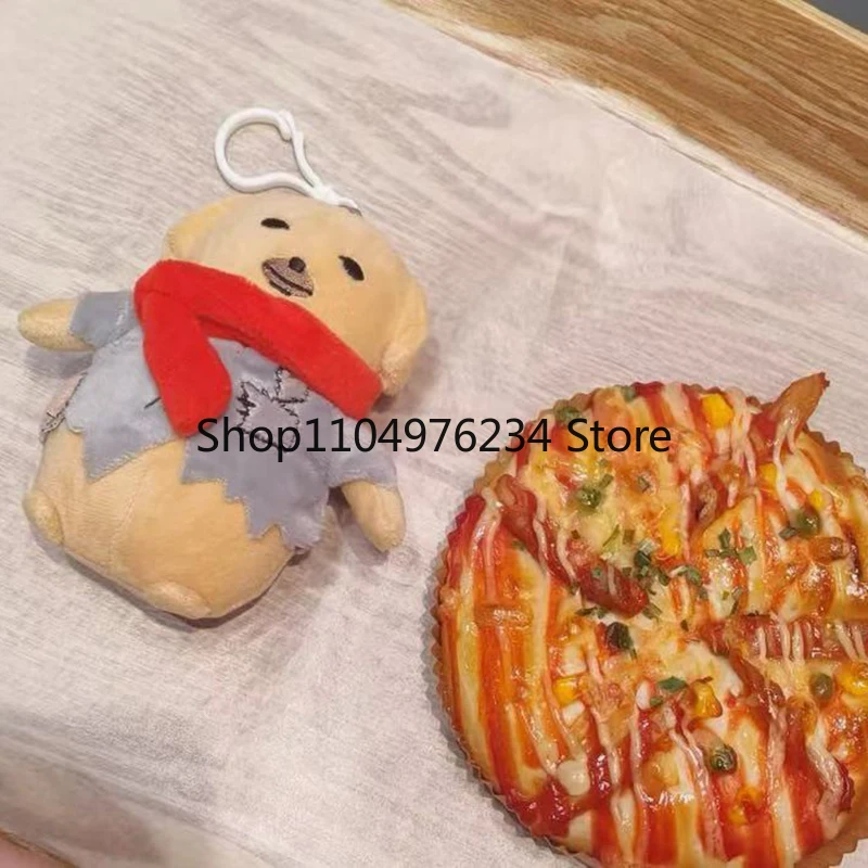 12cm Pluszowa Lalka Piesek w Sosie Dip, Koreański Popularny Szczeniak, Głodny Zmęczony Pies, Miękka Wypchana Zabawka, Oryginalne Śmieszne Zawieszki, Prezenty dla Dzieci