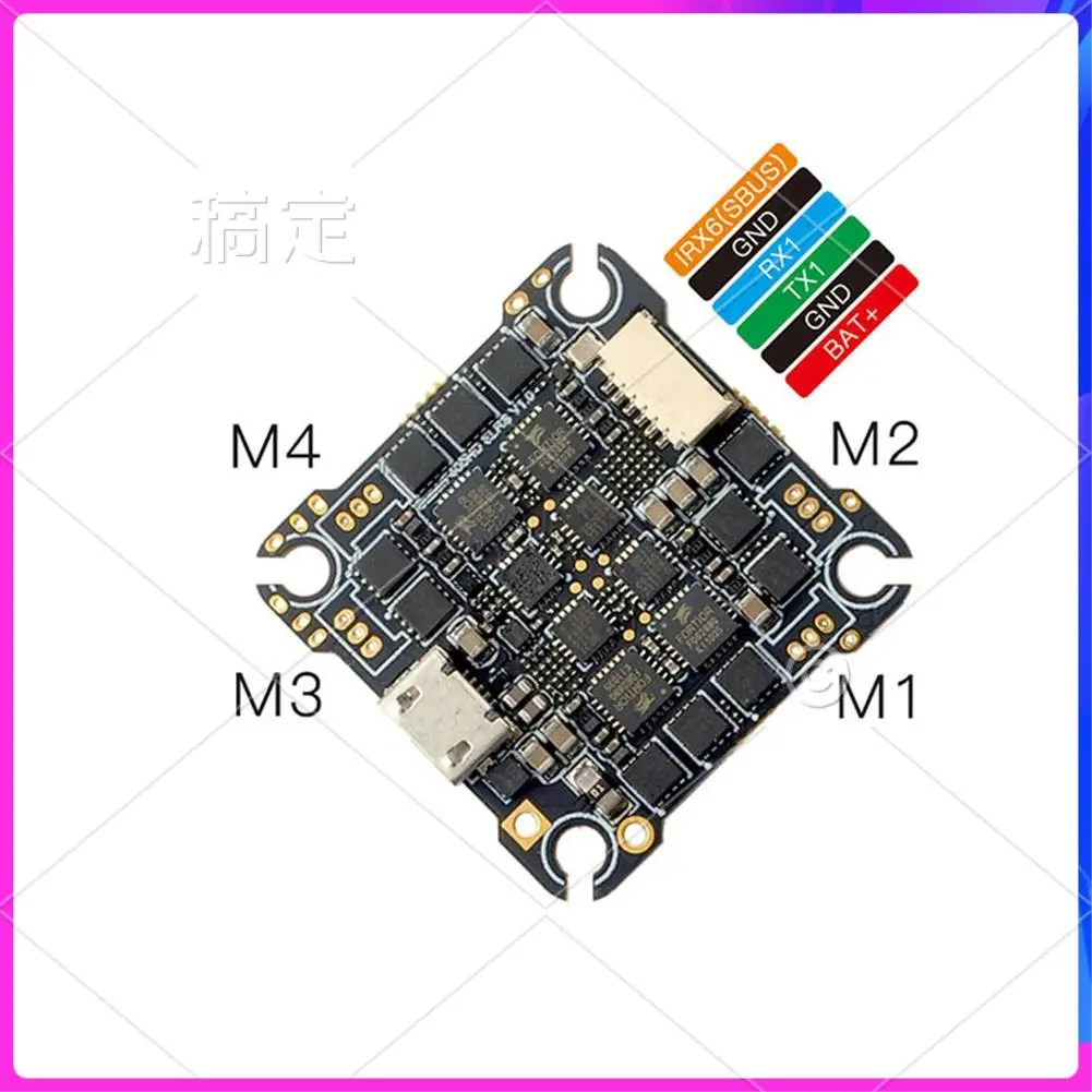 

ATTT-Superf405hd ELRS AIO 3In1 Flight Controller Built-In 20A ESC UART 2.4G ELRS RX 2-4S 25.5X25.5Mm For FPV Whoop Drone