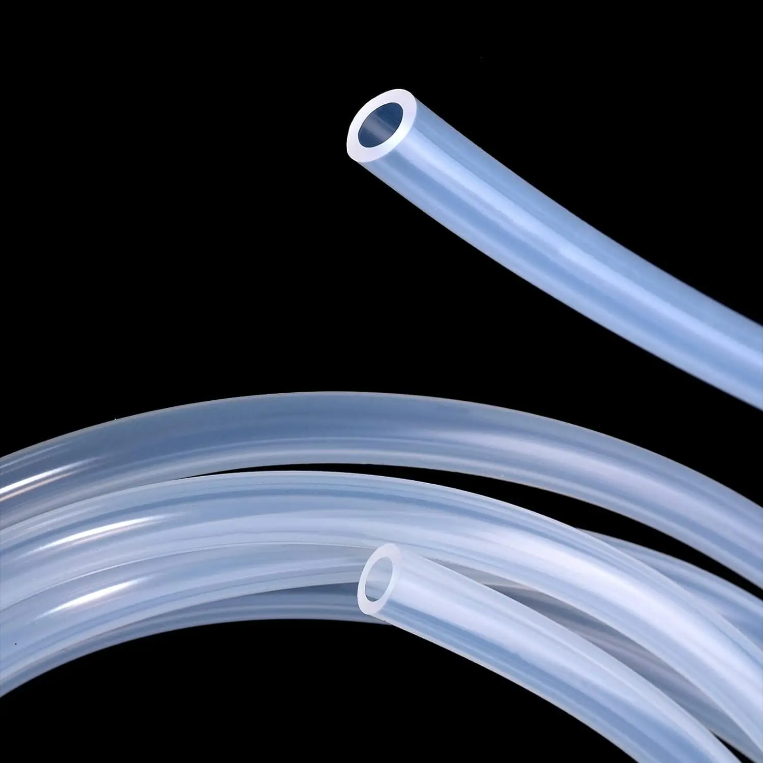 Tube flexible en silicone transparent, tuyau de qualité alimentaire, température 02/10/2018, non CUCUT, ID 8, 7, 6, 5, 4, 3, 2.5, 2, 1, 0.5mm, 1m, 5m