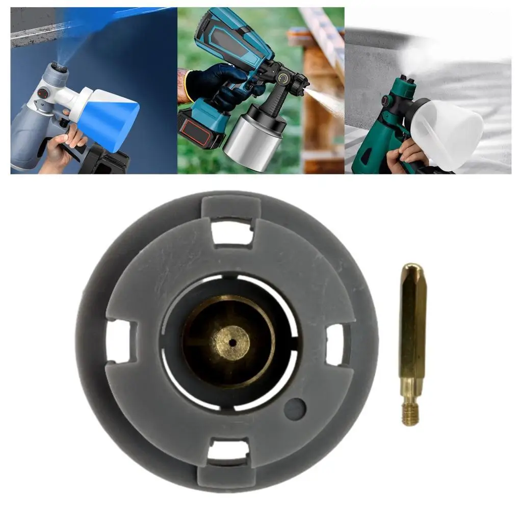 Electric Paint Sprayer Brass Nozzle Replacement Sturdy Easily Install Fine Workmanship Smooth Surface Accessory Replace Parts