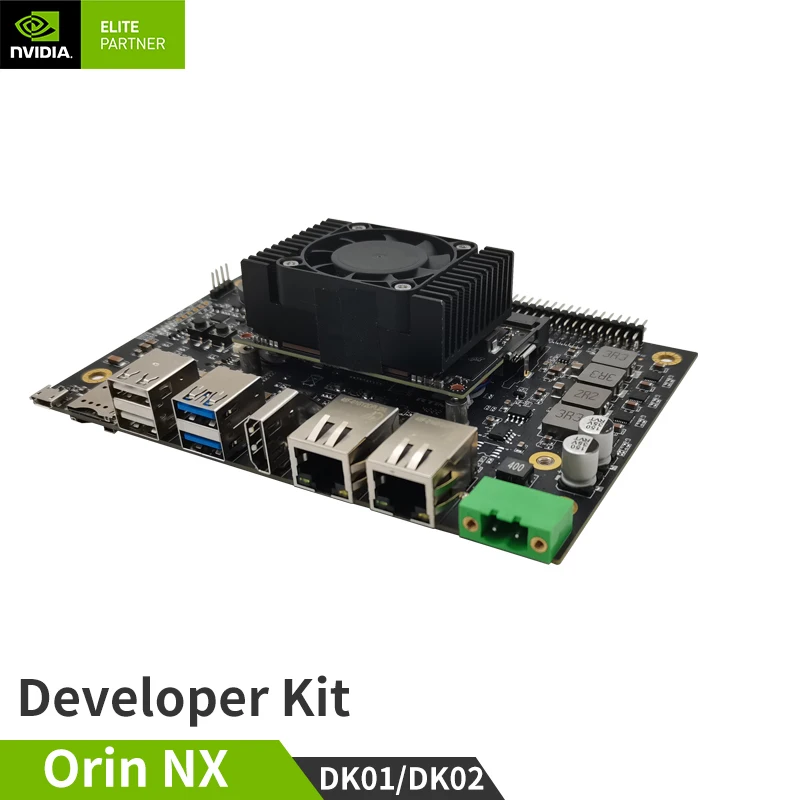 

Realtimes Nvidia Jetson Orin NX Developor Kit RTS-OrinNX-DK01 Input Orin NX 16GB Module Carrier Board Heatsink Development Kit
