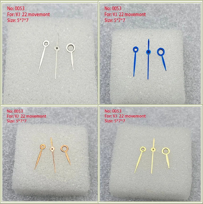 시계 액세서리, 유명한 VJ22 무브먼트 워치, 쿼츠 시계, 3 손 시간, 초침 포인터 053