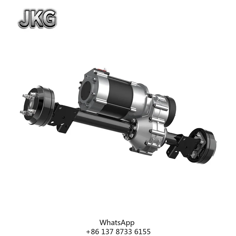 

New 3KW/4KW/5KW DC Motor 48V-72V Synchronous Drum Brake Electric Drive Axle With Differential