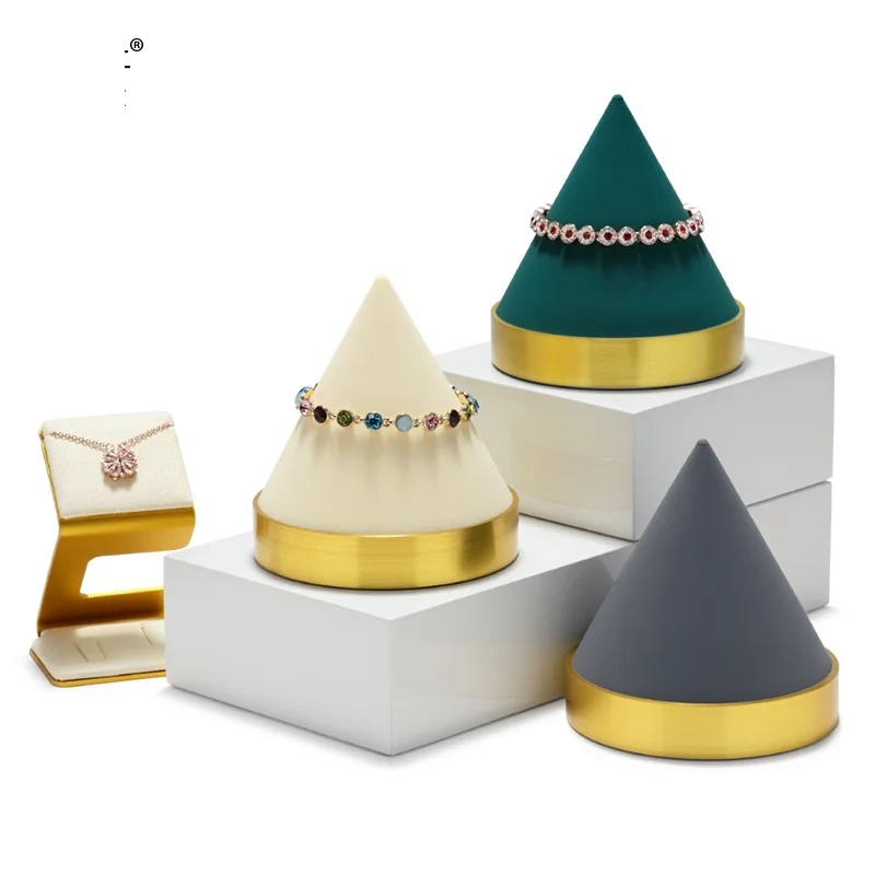 

Exquisite Crystal Bracelet Display Stand Ancient-style Gold Bangle Storage And Display Item, Jewelry Display Prop.