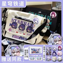 Anime Honkai: Star Rail Aventurine Sparkle Seele Cosplay torba na ramię Student sportowy plecak typu crossbody torba