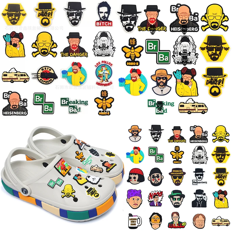 14-100pcs Popular movie characters Shoe Charms For Sandals,Shoe Decoration Accessories Shoe Pins Great Gift For Men Wom