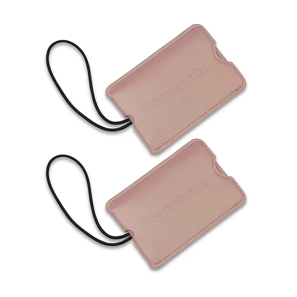 

2-Pack Vinyl ID Tags, Dusty Rose