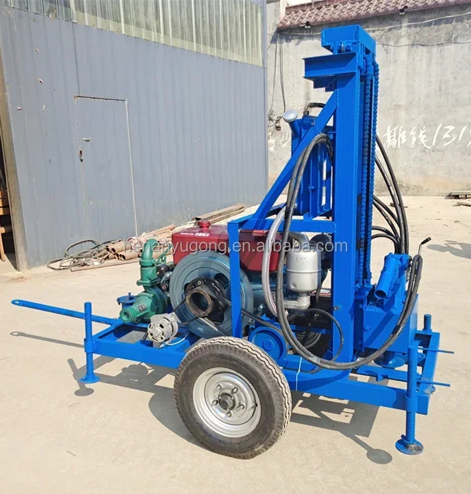 600M 800M Hydraulic Water Well Drilling Machine Mini Water Drilling Rig