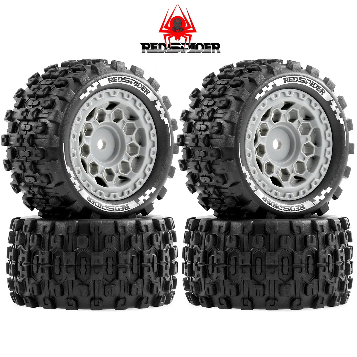 Pneus buggy de 78mm para arrma 1/18 typhon granite traxxas big rock latrax teton kit de peças de atualização carro rc