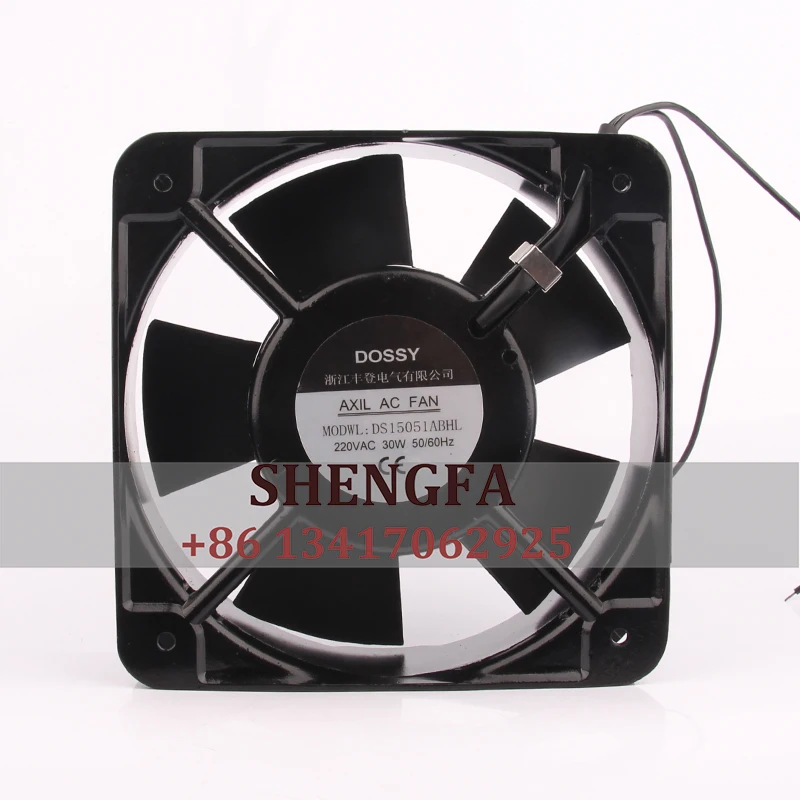 

Feng Deng DOSSY DS15051ABHL Case Fan DS15051ABHL 220V 30W 50/60Hz 15CM Axial Ball Cooling Fan