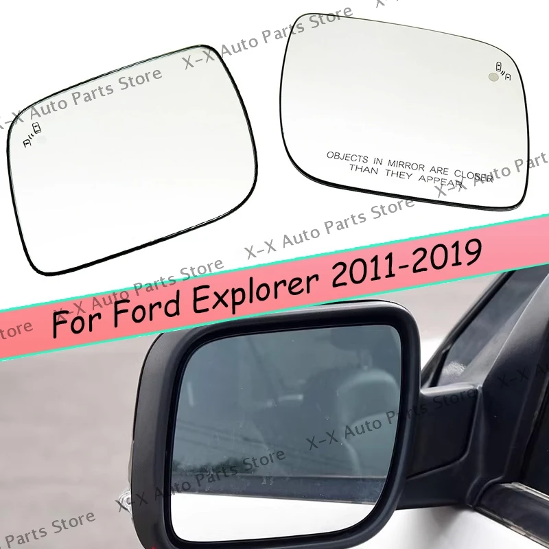 

OEM BB5Z17K707D BB5Z17K707P для Ford Explorer 2011-2019 с подогревом слепых зон, зеркало заднего вида, стекло линзы слепых и справа
