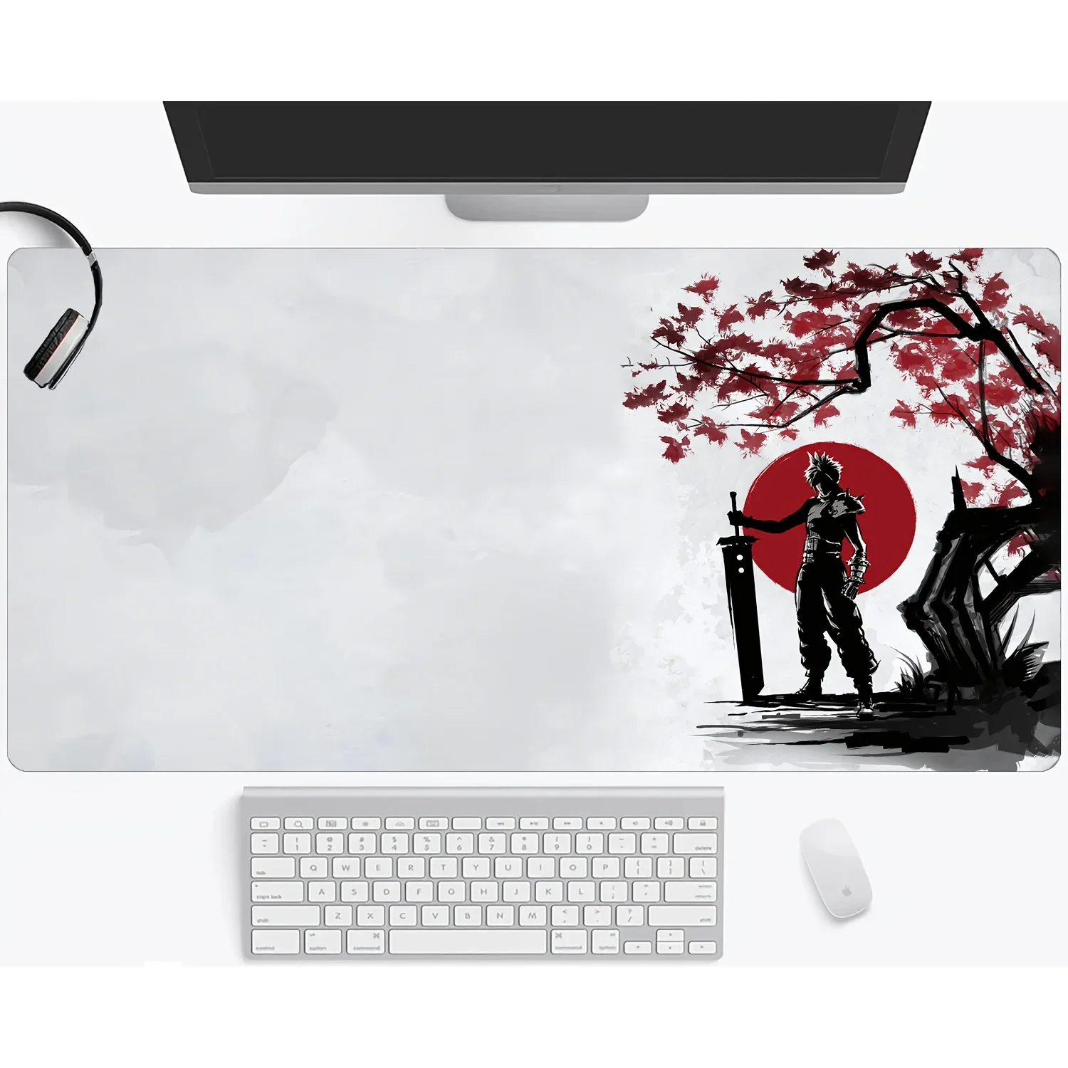 

Коврик для мыши Fantasy Cloud Red Sun, резиновый нескользящий коврик для стола, игровой коврик из высококачественного материала, коврик для мыши с замком по краям коврика