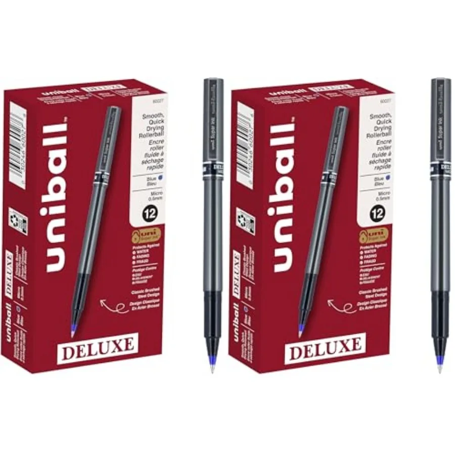 

Ручки-роллеры Deluxe Micro Point, синие, 60027 (упаковка из 2 шт.)