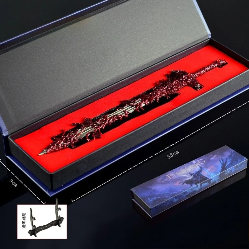 

30CM in Stock Elden Rings Toy Swords Model - Blasphemous Blade, Gift Box Edition All-Metal Alloy Craft Game Collectible Ornament