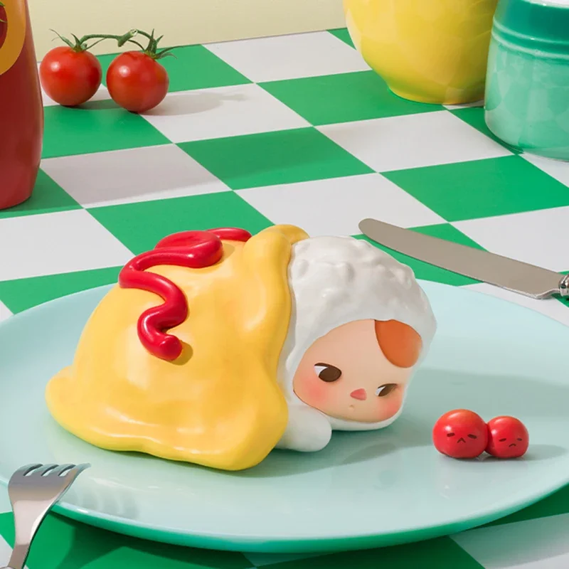 POP MART PUCKY EGG BEANIE serie caja ciega juguetes Kawaii Anime figura de acción sorpresa caja misteriosa muñecas niñas regalo
