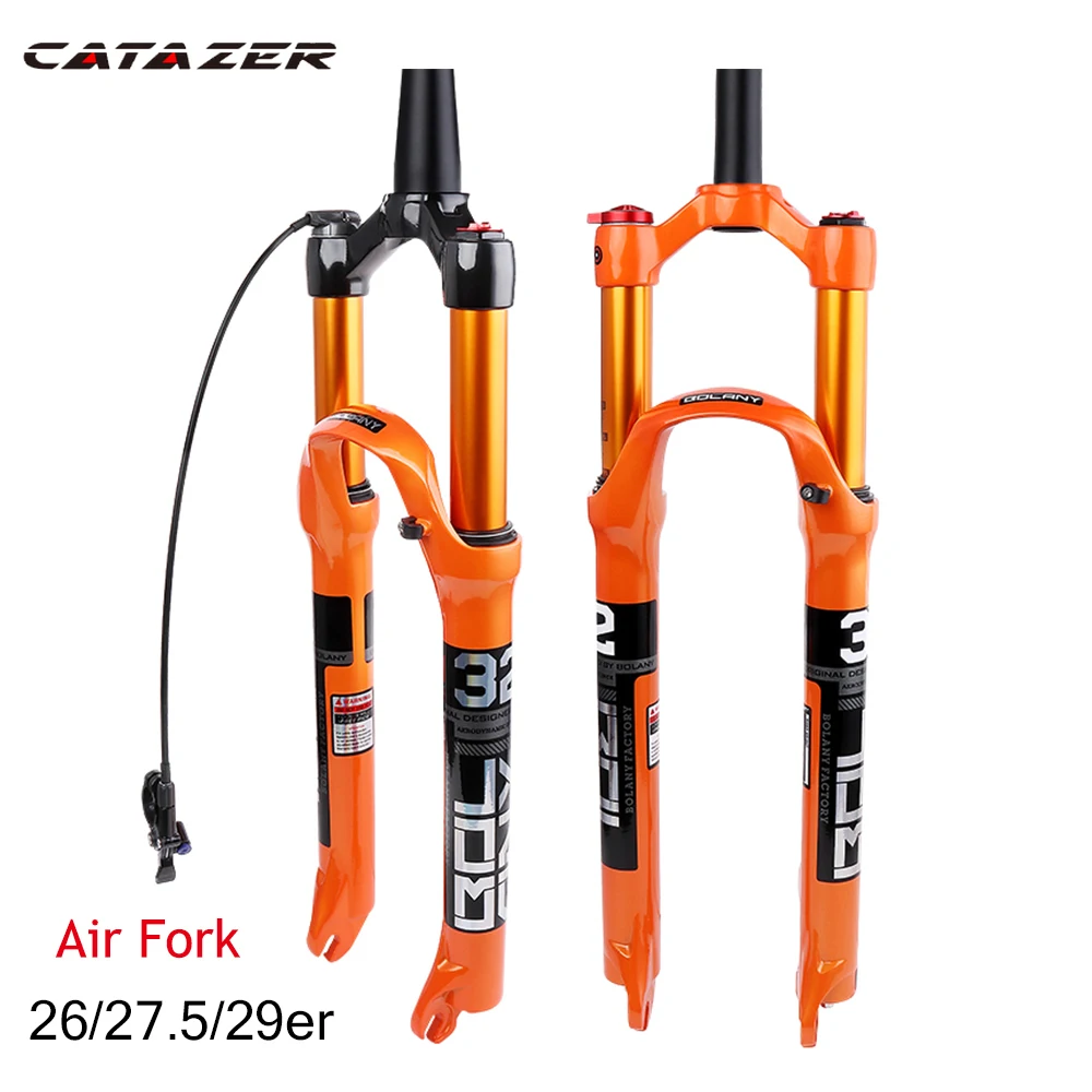 

MTB Bicycle Fork Magnesium Alloy Air Suspension 26 27.5 29er Inch 32 HL RL120mm Bicycle Fork Lockout