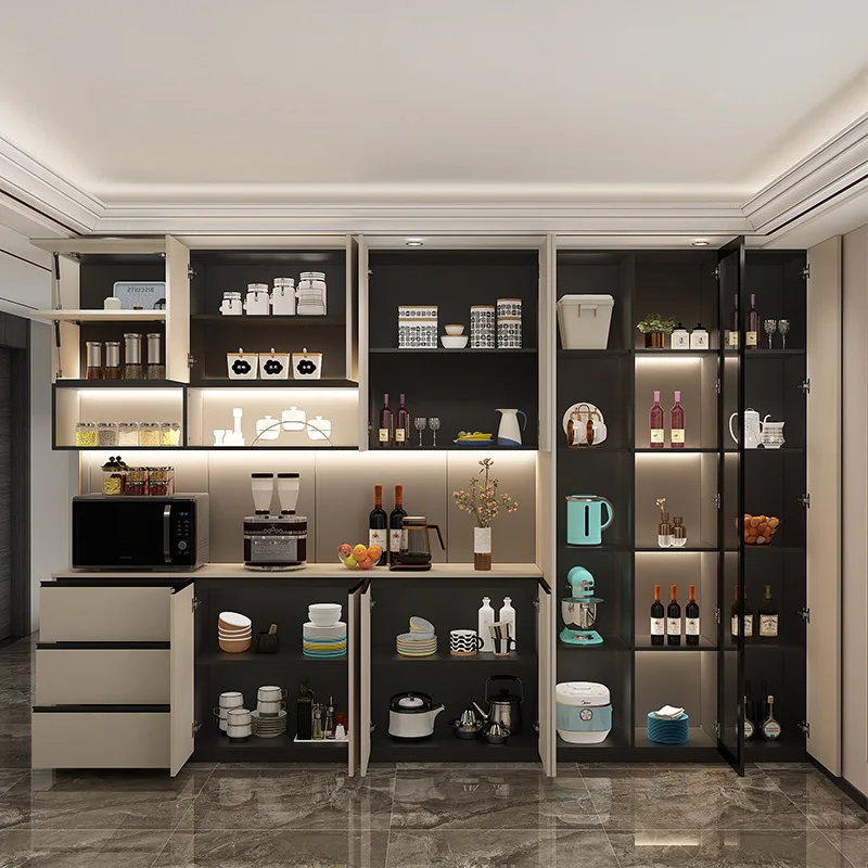 

Display wine cabinet Home living room Floor-to-ceiling wine display rack Large capacity partition Dining side cabinet