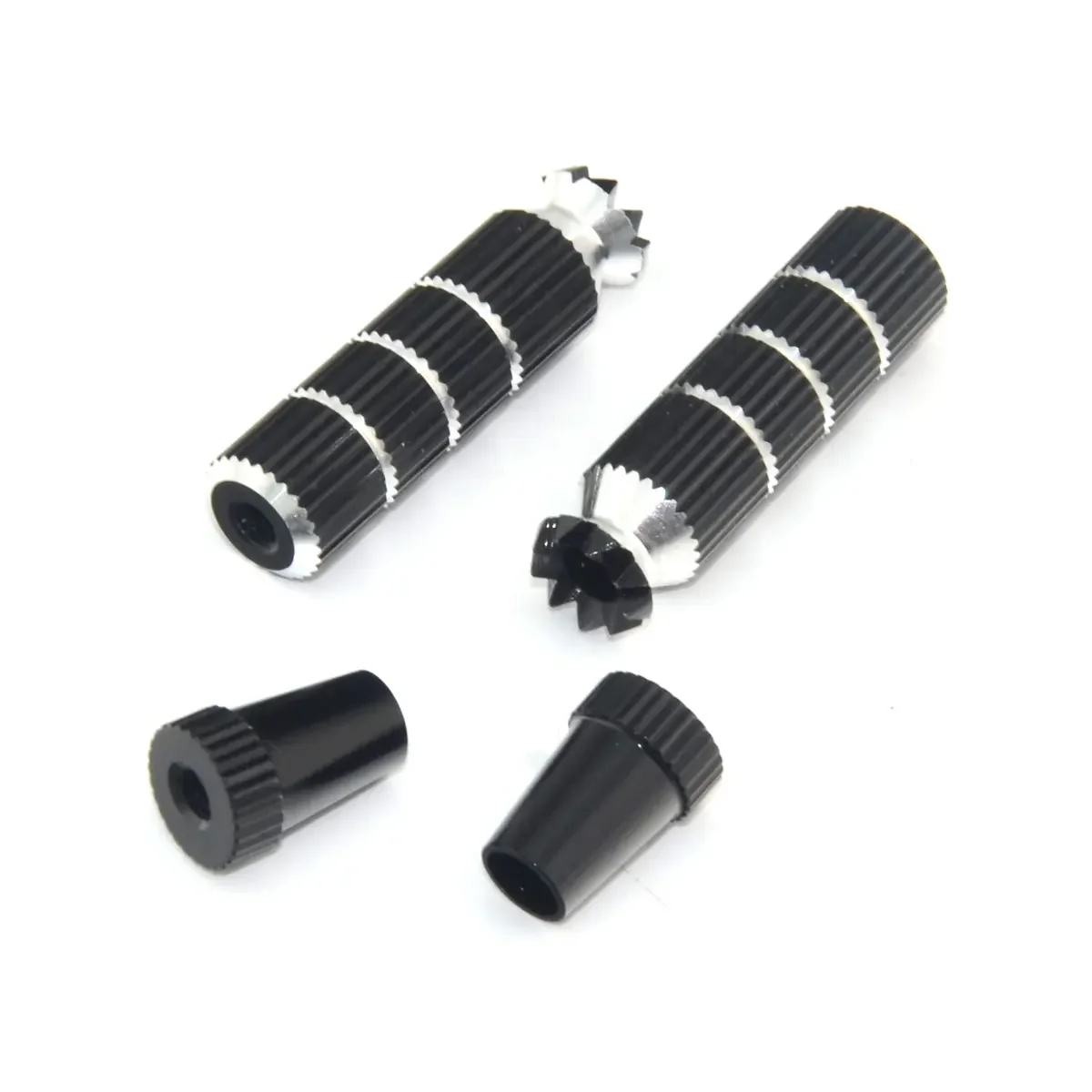 Black Red Blue Long M3 Thumb Stick Transmitter CNC Aluminium Alloy 2PCS
