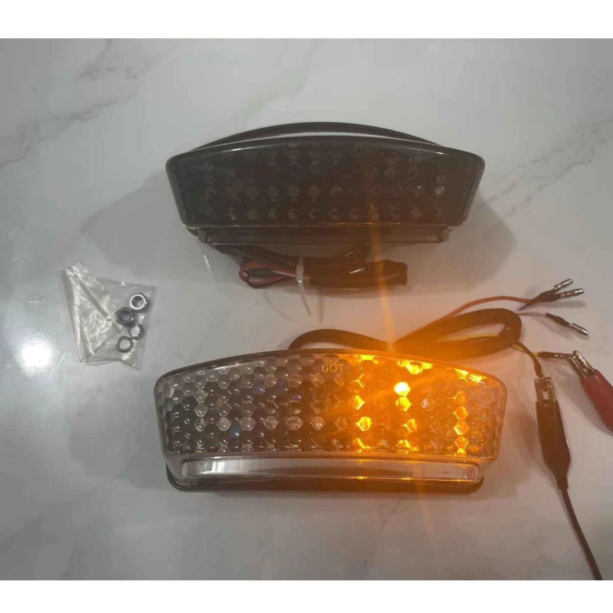 For DUCATI MONSTER 400 600 620 695 750 800 900 1000 1994-2008 Rear Tail Light Brake Turn Signals Integrated LED Light