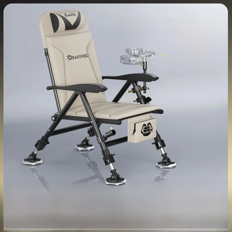 ヨーロッパスタイルの折りたたみ式釣り椅子、横になることができる多機能全地形対応釣り椅子、アウトドアキャンプ旅行用品