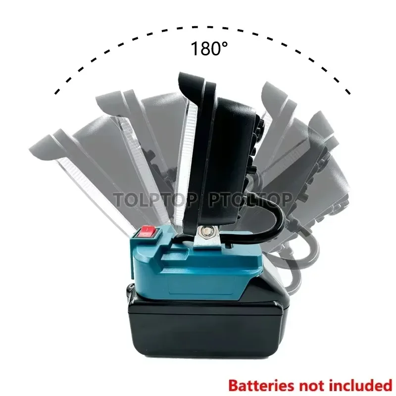 

for Makita 18V Li-ion Battery LED Work Light High power led flashlight 3/5/8 Inch Emergency Light Camping Site Light