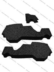 For Nissan Qashqai 2008-2015 Engine Hood Sealing Sponge Dust Prevention Waterproof Sponge