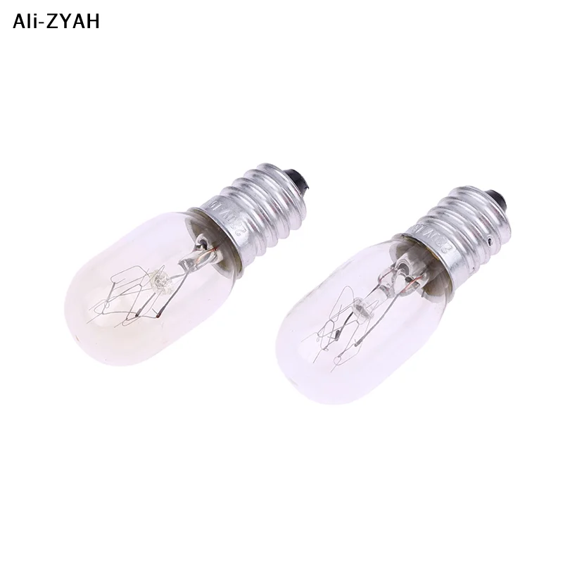 (YY)2Pcs 2025 New 15w Refrigerator Bulb Microwave Light E14 Toaster/Steam Bulb Light Replacement Light Toaster/Steam Bulb Light
