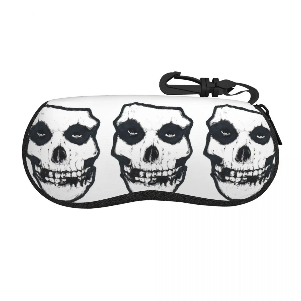 

Misfits Skull Shell Glasses Case Portable Sunglasses Box Women Men Soft Eyeglasses Bag Pouch