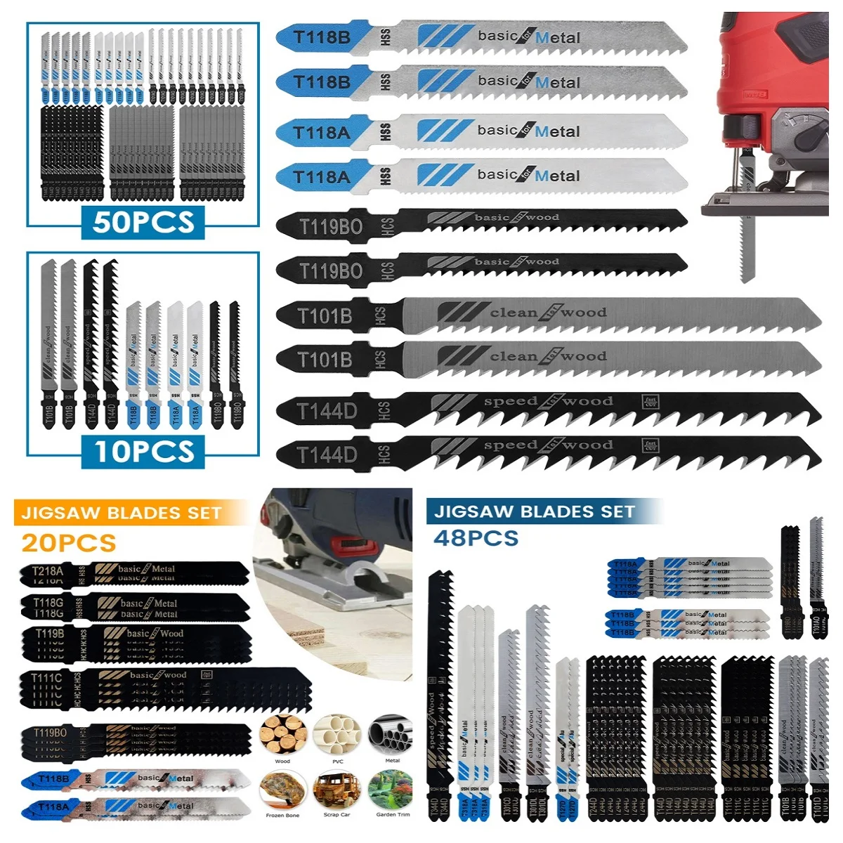 10-50Pcs T-Shaft Ji…