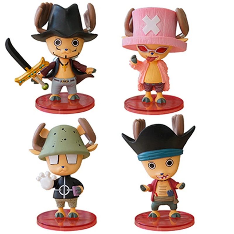 11cm 8Style Anime One Piece Tony Tony Chopper Cos Luffy Saber Figure Zoro Model Buggy Toy Sabo Gift Action Figure Collect Gifts