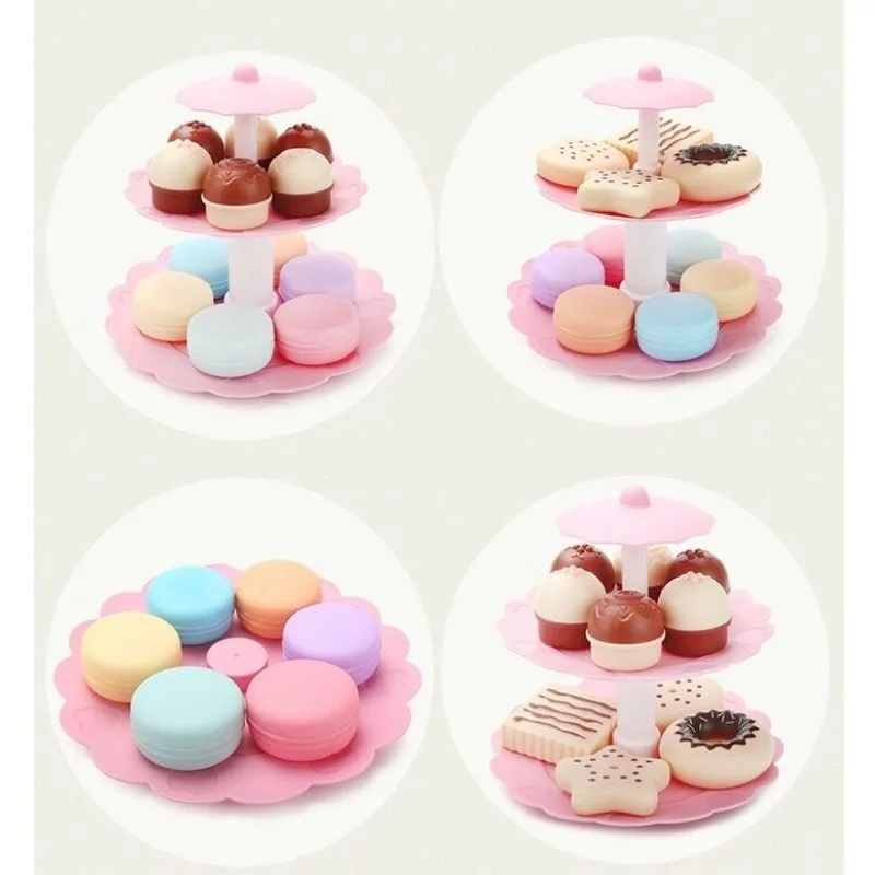 어린이 주방 음식 장난감 생일 케이크 계란 타워 요리 도구 스테이크 계란 프라이 핫도그 집 게임 휴일 선물