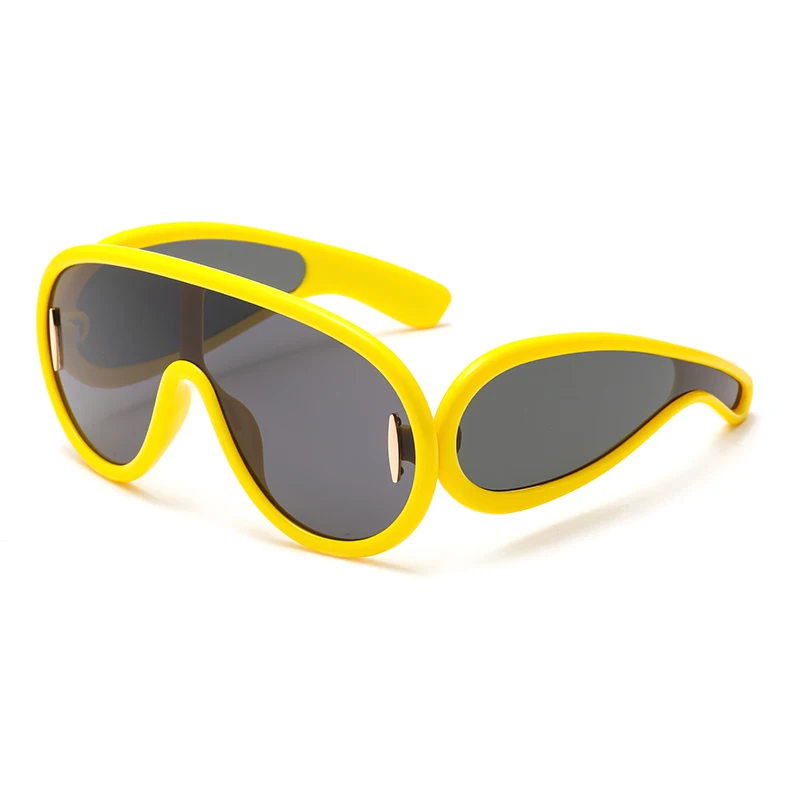 Driver Goggle Sports Punk Oversized Sunglasses Women Men Personality Sun Glasses Ladies 2023 Luxury Brand Cycling Eyewear Unisex