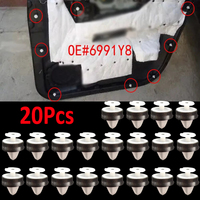 20Pcs Car Interior Trim Door Panel Card Fastener Clips 6991Y8 For Peugeot Expert Partner 206 207 208 307 308 407 807 1007 5008