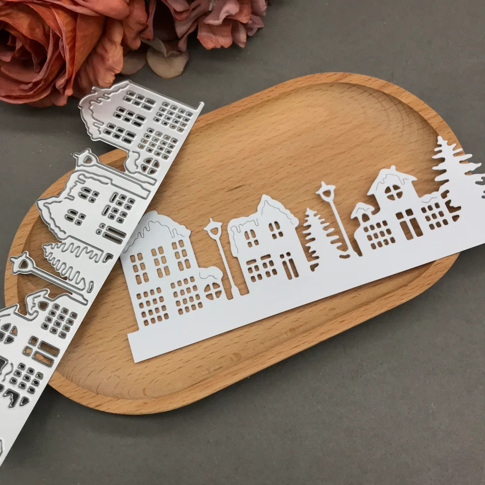 

Металлические вырубные формы-трафареты House Edge для скрапбукинга, декоративного тиснения и рукоделия