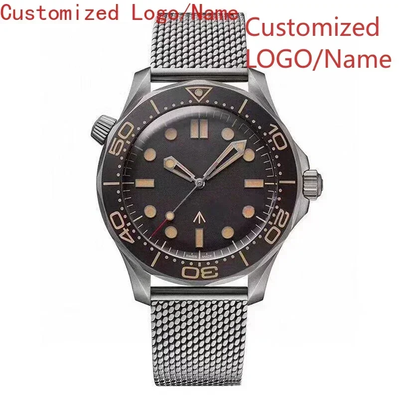 

A11 Store Customized Watch Men Automatic Mechanical Watch 904L Stainless Steel Ceramic Bezel Sapphire Rubber Strap