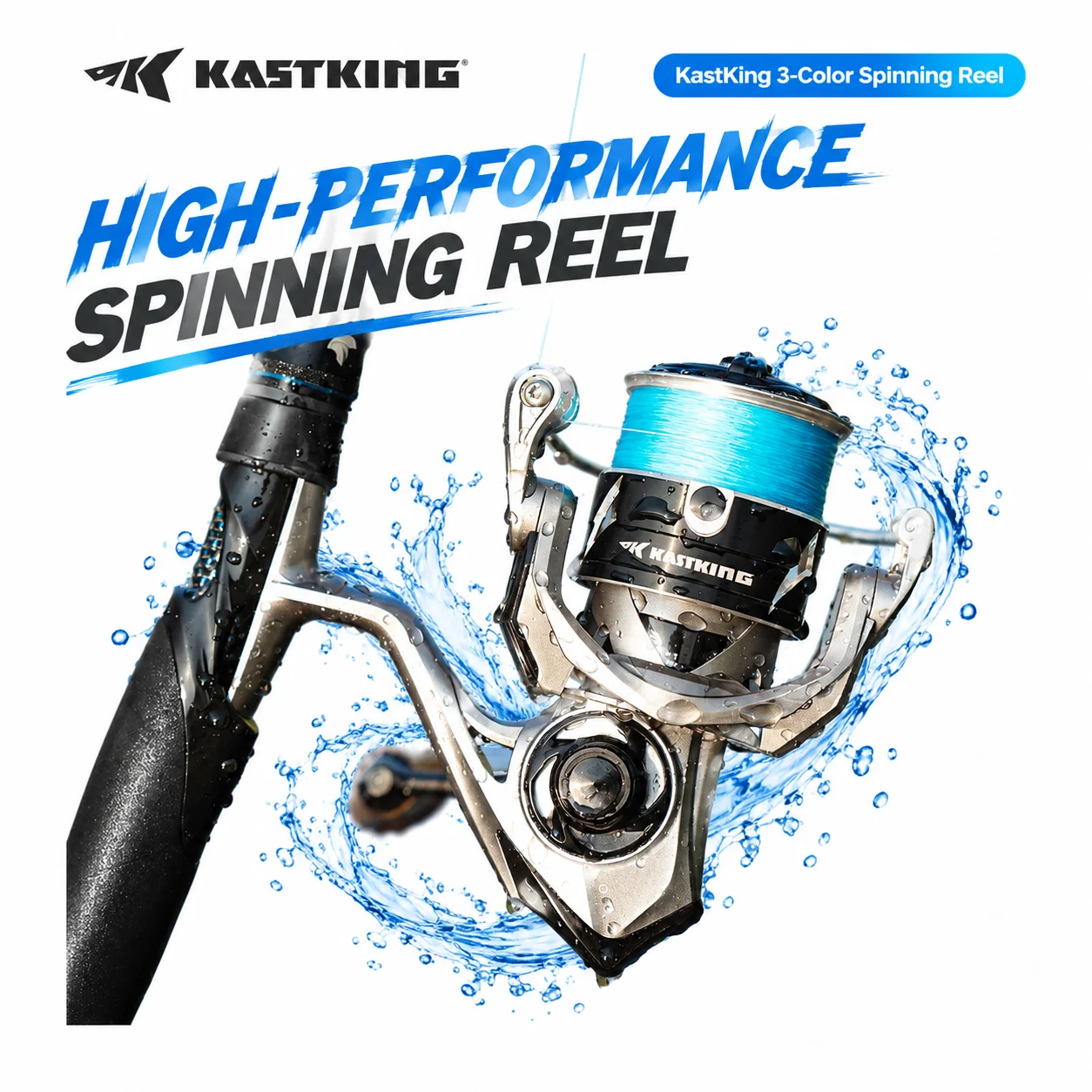 KASTKING SPARTACUS 3 SPINNING REEL 158-290g 6.2:1 10+1BB 5.8-10kg Max Drag Ultralight Long Cast Saltwater Lure Fishing Reel