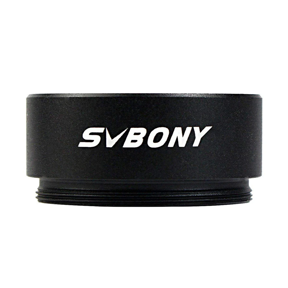 SVBONY 0.5X Telescope Focal Reducer 1.25 inches Filter Thread 28.5x0.75mm on Both Sides Reduces for Telescope Eyepiece