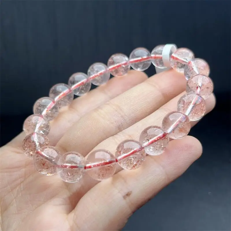 10MM Natural Golden Super Seven Quartz Bracelet String Charms Handmade Fortune Energy  Mineral Woman Amulet Jewelry Gift 1PCS