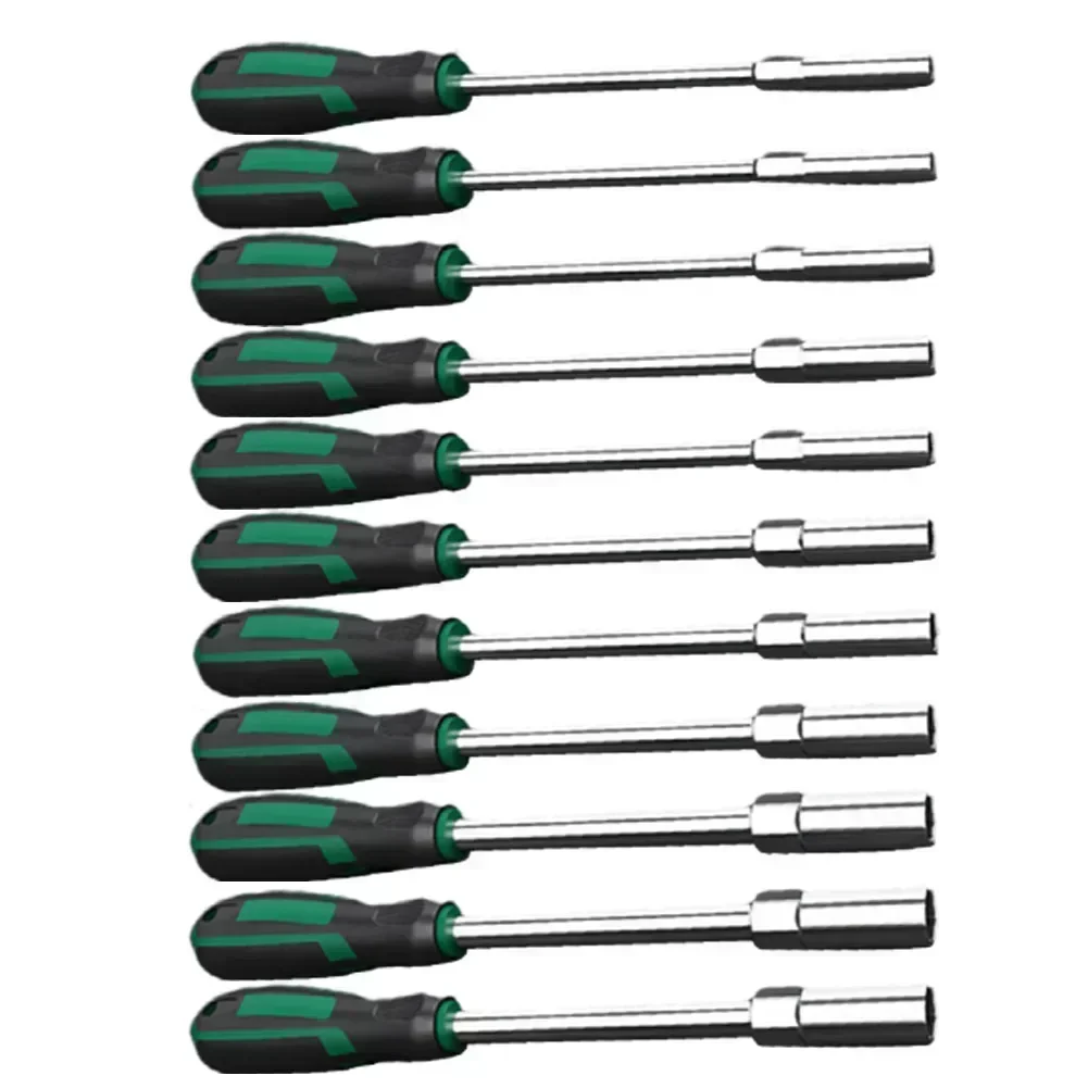 1pc Screwdriver Socket Wrench Hex Screwdriver Hexagonal Nut Key Extend Driver 5/5.5/6/7/8/9/10/11/12/13/14 Metal Hand Tool Parts