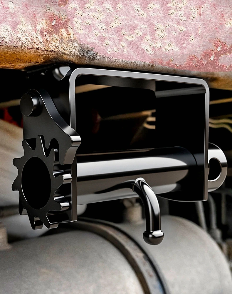 Professionelle Spannwinde zum Anschrauben am LKW, Seilspanner, Spanngurt, Befestigungsgurte, Bündelzubehör, praktische Schiebewinde – Detail 4