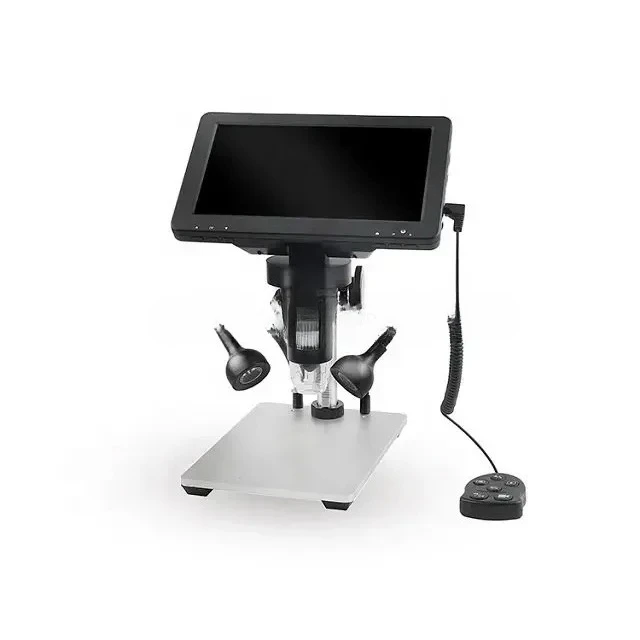

Portable industrial 10 LED 12MP pixels HD 7 inches Digital Microscope