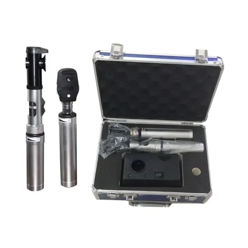 Direct Ophthalmoscope Retinoscope Rechargeable Suit Optical Instrument Retinoscope and Ophthalmoscope RE6B+8B