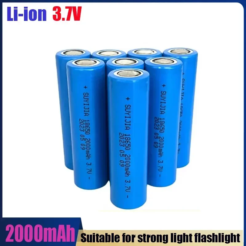 ICR18650 2000mAh Strong Light Flashlight Electric Toys Аккумулятор/medical Equipment 3.7V Lithium Ion Rechargeable Battery